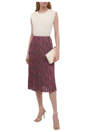 Женская юбка из хлопка и вискозы M MISSONI розового цвета по цене 43900 руб., арт. 2DH00190/2J0051 | Фото 2 Женская юбка из хлопка и вискозы M MISSONI розового цвета, арт. 2DH00190/2J0051 | Фото 2 (Длина Ж (юбки, платья, шорты): Миди; Женское Кросс-КТ: Юбка-одежда, юбка-плиссе; Кросс-КТ: Трикотаж; Стили: Бохо; Материал внешний: Вискоза, Хлопок)
