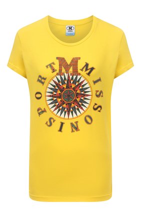 Женская хлопковая футболка M MISSONI желтого цвета по цене 13350 руб., арт. 2DL00096/2J005T | Фото 1 Женская хлопковая футболка M MISSONI желтого цвета, арт. 2DL00096/2J005T | Фото 1