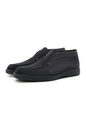 Мужские замшевые ботинки SANTONI темно-синего цвета по цене 46150 руб., арт. MGDG1782300TASVUU60 | Фото 1 Мужские замшевые ботинки SANTONI темно-синего цвета, арт. MGDG1782300TASVUU60 | Фото 1