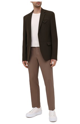 Мужские брюки из хлопка и шерсти LORO PIANA светло-коричневого цвета по цене 68950 руб., арт. FAL7991 | Фото 2 Мужские брюки из хлопка и шерсти LORO PIANA светло-коричневого цвета, арт. FAL7991 | Фото 2