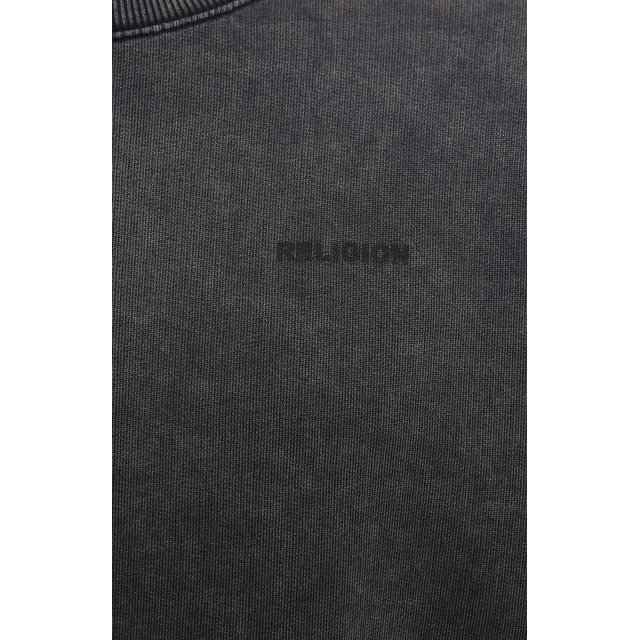 Хлопковый свитшот Religion 11TAEW37, цвет серый, размер 54 - фото 5