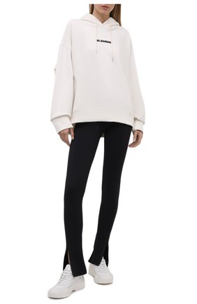 Женские леггинсы OFF-WHITE черного цвета по цене 39950 руб., арт. 0WVG022S21JER002 | Фото 2 Женские леггинсы OFF-WHITE черного цвета, арт. 0WVG022S21JER002 | Фото 2