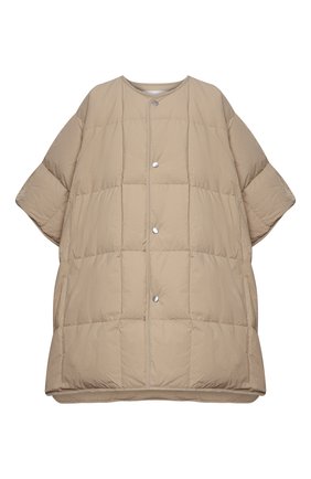 Женская пуховая куртка JIL SANDER бежевого цвета по цене 111000 руб., арт. JPPS440194-WS460800 | Фото 1 Женская пуховая куртка JIL SANDER бежевого цвета, арт. JPPS440194-WS460800 | Фото 1 (Стили: Кэжуэл; Кросс-КТ: Куртка, Пуховик; Материал внешний: Синтетический материал; Материал подклада: Синтетический материал; Материал утеплителя: Пух и перо; Длина (верхняя одежда): До середины бедра; Рукава: 3/4)