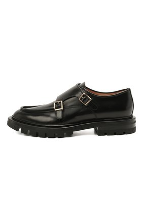 Женская кожаные монки SANTONI черного цвета по цене 64200 руб., арт. WUCU59605HL1NLESN01 | Фото 3 Женская кожаные монки SANTONI черного цвета, арт. WUCU59605HL1NLESN01 | Фото 3