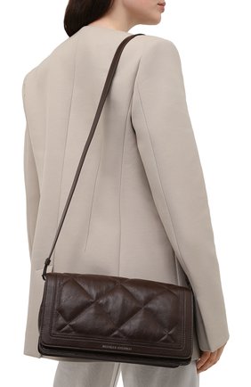 Женская сумка BRUNELLO CUCINELLI темно-коричневого цвета по цене 216500 руб., арт. MB00D2308P | Фото 2 Женская сумка BRUNELLO CUCINELLI темно-коричневого цвета, арт. MB00D2308P | Фото 2