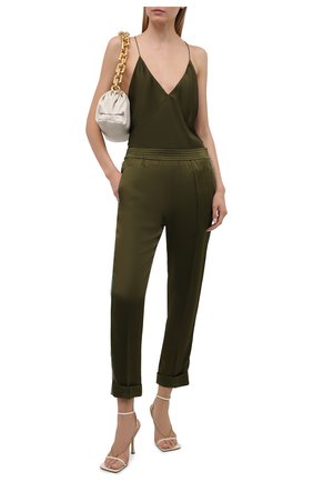 Женский топ HAIDER ACKERMANN хаки цвета по цене 39900 руб., арт. 213-1802-138 | Фото 2 Женский топ HAIDER ACKERMANN хаки цвета, арт. 213-1802-138 | Фото 2