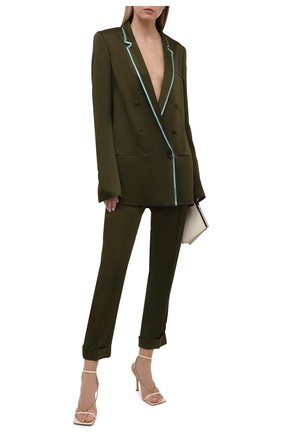 Женский жакет HAIDER ACKERMANN хаки цвета по цене 110500 руб., арт. 213-1002-138 | Фото 2 Женский жакет HAIDER ACKERMANN хаки цвета, арт. 213-1002-138 | Фото 2