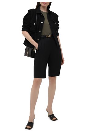 Женская джинсовая куртка HERON PRESTON FOR CALVIN KLEIN черного цвета по цене 26400 руб., арт. K20K203540 | Фото 2 Женская джинсовая куртка HERON PRESTON FOR CALVIN KLEIN черного цвета, арт. K20K203540 | Фото 2