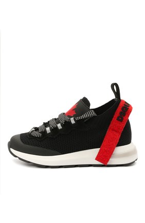 Детские кроссовки DSQUARED2 черного цвета по цене 31250 руб., арт. 68554/T0MAIA/CR0STA/SCUBA/36-41 | Фото 2 Детские кроссовки DSQUARED2 черного цвета, арт. 68554/T0MAIA/CR0STA/SCUBA/36-41 | Фото 2