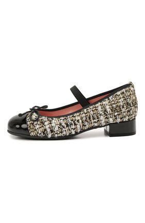 Детские туфли PRETTY BALLERINAS черного цвета по цене 16350 руб., арт. 48.408/SHADE | Фото 2 Детские туфли PRETTY BALLERINAS черного цвета, арт. 48.408/SHADE | Фото 2 (Материал внутренний: Натуральная кожа; Материал внешний: Текстиль; Девочки-школьная форма: Классическая обувь; Региональные ограничения белый список (Axapta Mercury): RU; Длина стельки: 20, 17,3, 20,6, 15,3, 15,9, 18, 21,1, 21,8, 18,5, 19,2, 16,6)