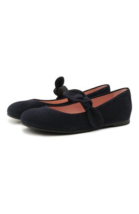 Детские замшевые балетки PRETTY BALLERINAS темно-синего цвета по цене 14850 руб., арт. 49.102/ANGELIS | Фото 1 Детские замшевые балетки PRETTY BALLERINAS темно-синего цвета, арт. 49.102/ANGELIS | Фото 1 (Материал внутренний: Натуральная кожа; Материал внешний: Кожа; Девочки-школьная форма: Классическая обувь; Региональные ограничения белый список (Axapta Mercury): RU; Длина стельки: 20,8, 18, 22,5, 16,8, 22, 21,2, 16, 17,4, 16,5, 18,7, 15,4, 20,7, 22,6, 20, 19,3)