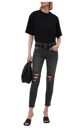 Женские джинсы MOUSSY черного цвета по цене 29950 руб., арт. 025ESC12-1120 | Фото 2 Женские джинсы MOUSSY черного цвета, арт. 025ESC12-1120 | Фото 2