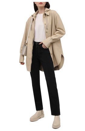 Женские кожаные ботинки SANTONI кремвого цвета по цене 62550 руб., арт. WTHW59519TISNU0RE45 | Фото 2 Женские кожаные ботинки SANTONI кремвого цвета, арт. WTHW59519TISNU0RE45 | Фото 2