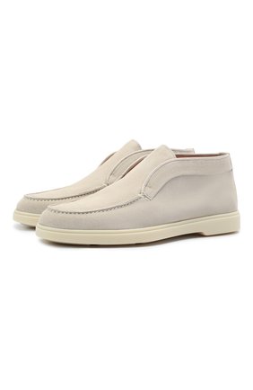 Женские замшевые ботинки SANTONI светло-бежевого цвета по цене 39950 руб., арт. WUYA58458TISNPYLI30 | Фото 1 Женские замшевые ботинки SANTONI светло-бежевого цвета, арт. WUYA58458TISNPYLI30 | Фото 1 (Подошва: Платформа; Материал внутренний: Натуральная кожа; Каблук высота: Низкий; Женское Кросс-КТ: Дезерты-ботинки; Материал внешний: Замша, Кожа)