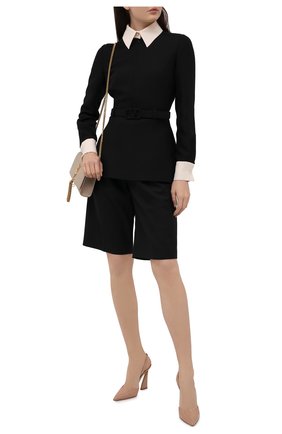 Женские кожаные туфли GIANVITO ROSSI бежевого цвета по цене 59600 руб., арт. G95241.15RIC.VERPEAH | Фото 2 Женские кожаные туфли GIANVITO ROSSI бежевого цвета, арт. G95241.15RIC.VERPEAH | Фото 2