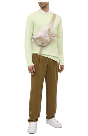 Мужские брюки GIORGIO ARMANI хаки цвета по цене 115500 руб., арт. 1WGPP0JA/T02P0 | Фото 2 Мужские брюки GIORGIO ARMANI хаки цвета, арт. 1WGPP0JA/T02P0 | Фото 2 (Материал внешний: Лиоцелл, Растительное волокно; Стили: Кэжуэл; Длина (брюки, джинсы): Стандартные; Случай: Повседневный)