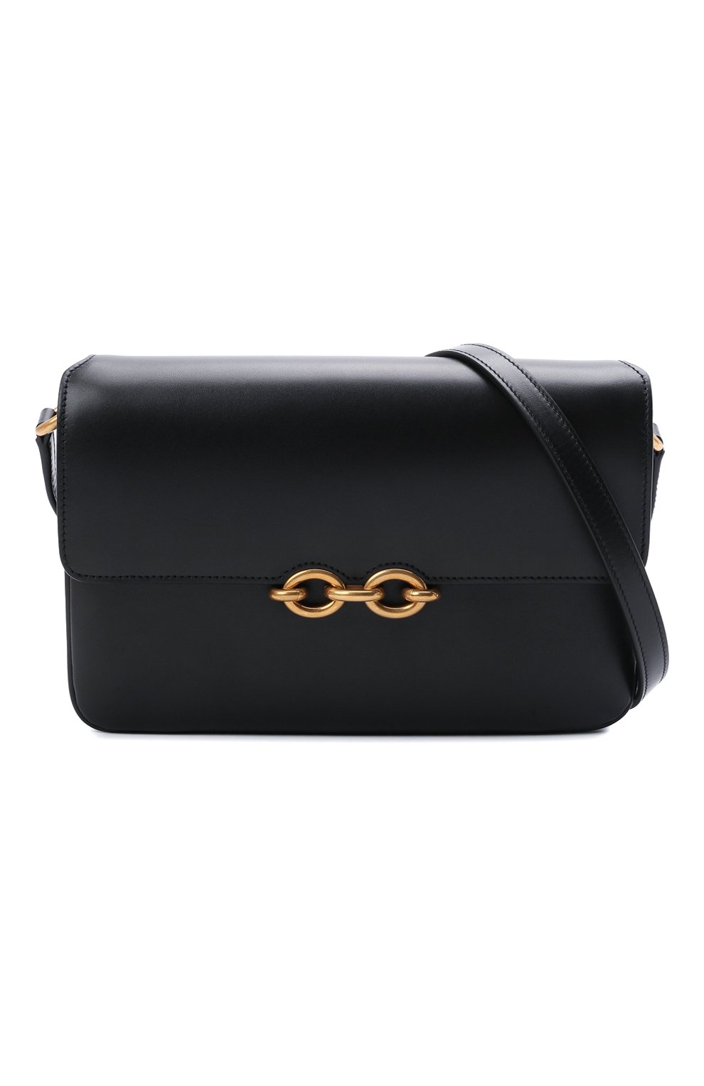 Женская сумка maillon SAINT LAURENT черного цвета по цене 173500 руб., арт. 649795/2R20W | Фото 5 Женская сумка maillon SAINT LAURENT черного цвета, арт. 649795/2R20W | Фото 5 (Сумки-технические: Сумки через плечо; Материал: Натуральная кожа; Ремень/цепочка: На ремешке; Размер: small)