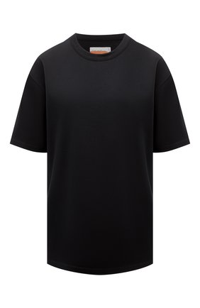 Женская хлопковая футболка HERON PRESTON FOR CALVIN KLEIN черного цвета по цене 11500 руб., арт. K10K108252 | Фото 1 Женская хлопковая футболка HERON PRESTON FOR CALVIN KLEIN черного цвета, арт. K10K108252 | Фото 1