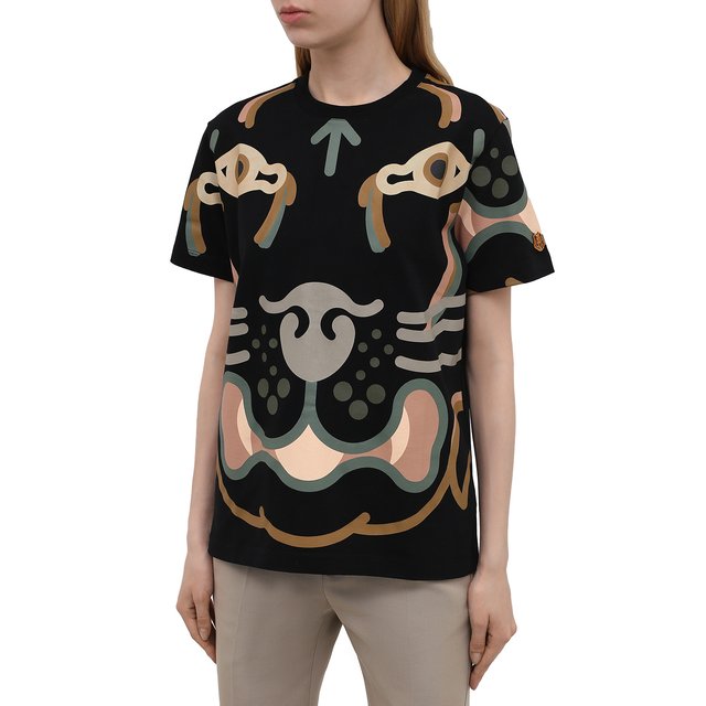 фото Хлопковая футболка kenzo x wwf kenzo