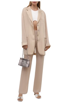 Женские брюки ACNE STUDIOS бежевого цвета по цене 37200 руб., арт. AK0402 | Фото 2 Женские брюки ACNE STUDIOS бежевого цвета, арт. AK0402 | Фото 2 (Материал подклада: Купро; Стили: Кэжуэл; Длина (брюки, джинсы): Стандартные; Силуэт Ж (брюки и джинсы): Прямые; Материал внешний: Купро, Растительное волокно; Женское Кросс-КТ: Брюки-одежда)