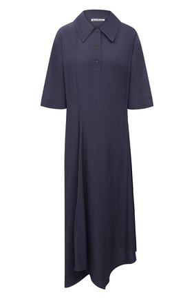 Женское платье из вискозы и шелка ACNE STUDIOS синего цвета по цене 59900 руб., арт. A20282 | Фото 1 Женское платье из вискозы и шелка ACNE STUDIOS синего цвета, арт. A20282 | Фото 1