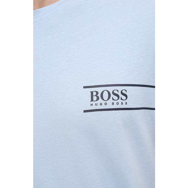 фото Хлопковая футболка boss