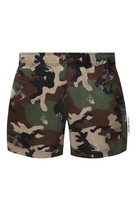 Мужские плавки-шорты OFF-WHITE хаки цвета по цене 29550 руб., арт. 0MFA003S21FAB006 | Фото 1 Мужские плавки-шорты OFF-WHITE хаки цвета, арт. 0MFA003S21FAB006 | Фото 1