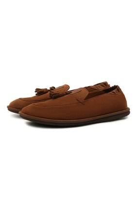 Мужские замшевые слиперы GIORGIO ARMANI коричневого цвета по цене 83650 руб., арт. X2J155/XM810 | Фото 1 Мужские замшевые слиперы GIORGIO ARMANI коричневого цвета, арт. X2J155/XM810 | Фото 1 (Материал внутренний: Натуральная кожа; Стили: Кэжуэл; Материал внешний: Замша, Кожа)
