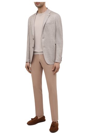 Мужские замшевые слиперы GIORGIO ARMANI коричневого цвета по цене 83650 руб., арт. X2J155/XM810 | Фото 2 Мужские замшевые слиперы GIORGIO ARMANI коричневого цвета, арт. X2J155/XM810 | Фото 2 (Материал внутренний: Натуральная кожа; Стили: Кэжуэл; Материал внешний: Замша, Кожа)