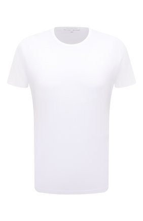 Мужская хлопковая футболка ERMENEGILDO ZEGNA белого цвета по цене 6995 руб., арт. N2M200070 | Фото 1 Мужская хлопковая футболка ERMENEGILDO ZEGNA белого цвета, арт. N2M200070 | Фото 1 (Длина (для топов): Стандартные; Рукава: Короткие; Материал внешний: Хлопок; Мужское Кросс-КТ: Футболка-белье; Кросс-КТ: домашняя одежда)