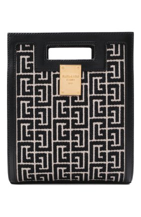 Женский сумка-тоут 1945 small BALMAIN черно-белого цвета по цене 133500 руб., арт. WN1BK657/TJGH | Фото 1 Женский сумка-тоут 1945 small BALMAIN черно-белого цвета, арт. WN1BK657/TJGH | Фото 1