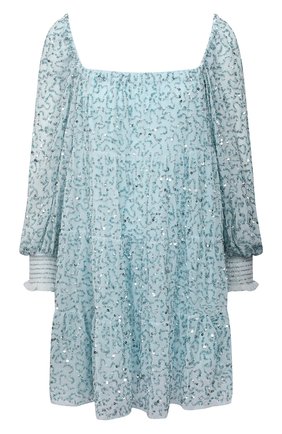 Женское платье с пайетками ALICE + OLIVIA голубого цвета по цене 79950 руб., арт. CC104E60537 | Фото 1 Женское платье с пайетками ALICE + OLIVIA голубого цвета, арт. CC104E60537 | Фото 1