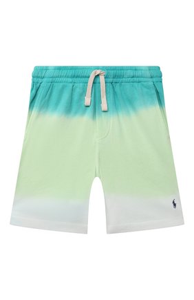 Детские хлопковые шорты POLO RALPH LAUREN бирюзового цвета по цене 5550 руб., арт. 322836711 | Фото 1 Детские хлопковые шорты POLO RALPH LAUREN бирюзового цвета, арт. 322836711 | Фото 1