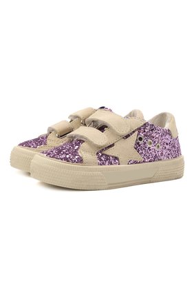 Детские кеды superstar GOLDEN GOOSE DELUXE BRAND фиолетового цвета по цене 17600 руб., арт. GJF00198.F001168 | Фото 1 Детские кеды superstar GOLDEN GOOSE DELUXE BRAND фиолетового цвета, арт. GJF00198.F001168 | Фото 1