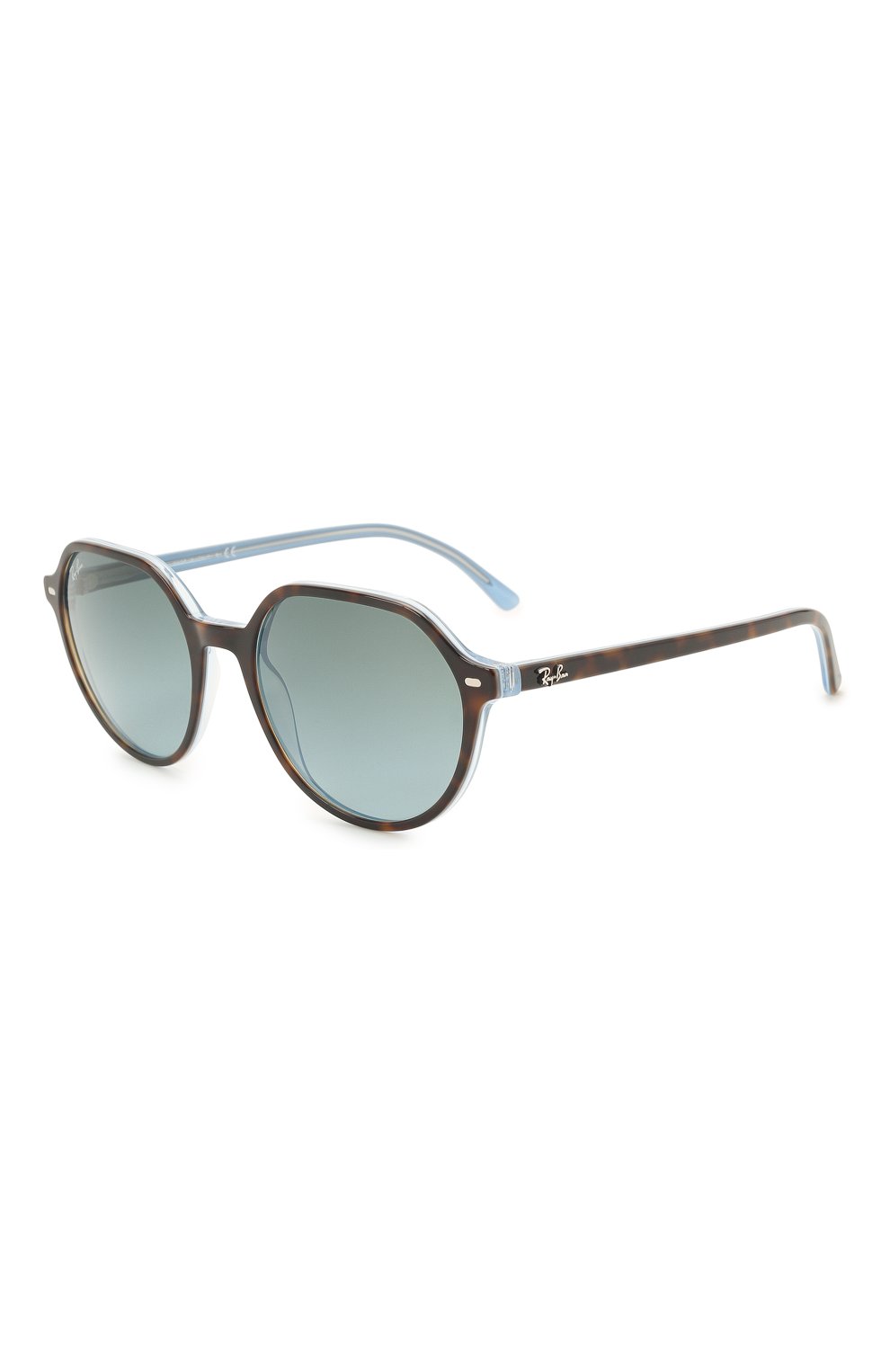 Женские солнцезащитные очки RAY-BAN коричневого цвета, арт. 2195-13163M | Фото 1 (Тип очков: С/з; Очки форма: Круглые; Оптика Гендер: оптика-унисекс)