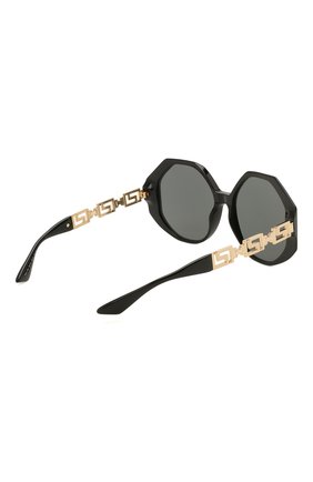 Женские солнцезащитные очки VERSACE черного цвета по цене 19950 руб., арт. 4395-GB1/87 | Фото 4 Женские солнцезащитные очки VERSACE черного цвета, арт. 4395-GB1/87 | Фото 4 (Тип очков: С/з; Оптика Гендер: оптика-женское; Очки форма: Креативные, Круглые)