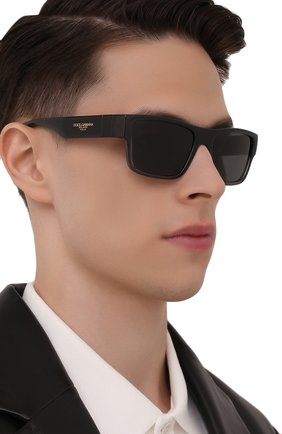 Мужские солнцезащитные очки DOLCE & GABBANA темно-серого цвета по цене 17700 руб., арт. 6149-325787 | Фото 2 Мужские солнцезащитные очки DOLCE & GABBANA темно-серого цвета, арт. 6149-325787 | Фото 2 (Тип очков: С/з; Очки форма: Прямоугольные; Оптика Гендер: оптика-мужское)