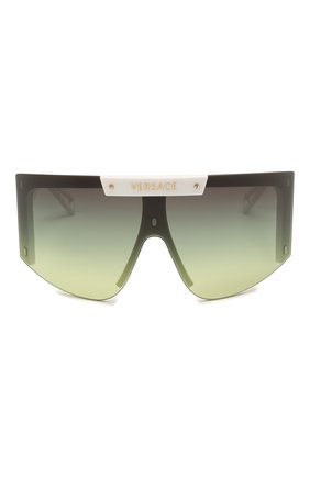 Женские солнцезащитные очки+2 клипона VERSACE белого цвета, арт. 4393-401/1W | Фото 6 (Тип очков: С/з; Очки форма: Маска, Прямоугольные; Оптика Гендер: оптика-женское)