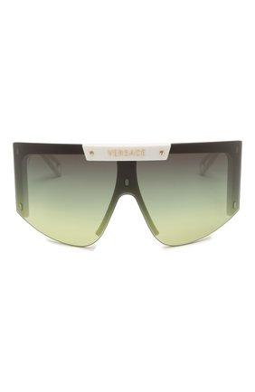 Женские солнцезащитные очки+2 клипона VERSACE белого цвета по цене 24900 руб., арт. 4393-401/1W | Фото 6 Женские солнцезащитные очки+2 клипона VERSACE белого цвета, арт. 4393-401/1W | Фото 6 (Тип очков: С/з; Очки форма: Маска, Прямоугольные; Оптика Гендер: оптика-женское)