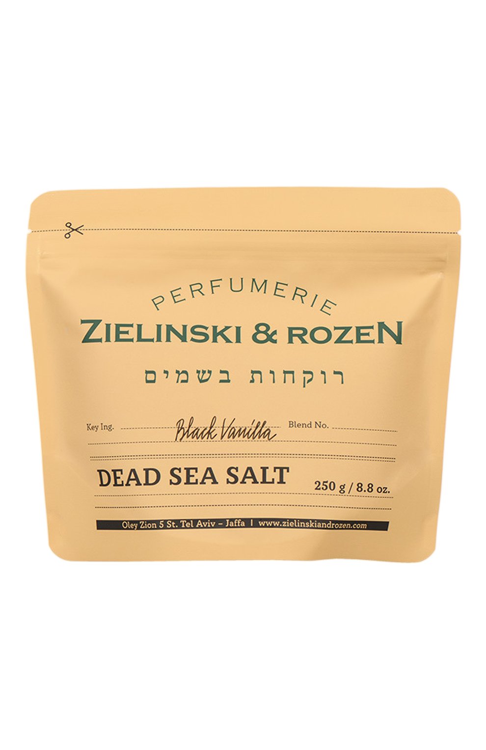 Соль мертвого моря vanilla blend (250g) ZIELINSKI&ROZEN бесцветного цвета, арт. 7290116440200 | Фото 1 (Тип продукта: Соли)