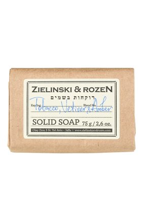 Твердое мыло "108" tobacco, vetiver & amber (75g) ZIELINSKI&ROZEN бесцветного цвета, арт. 4627153153436 | Фото 1