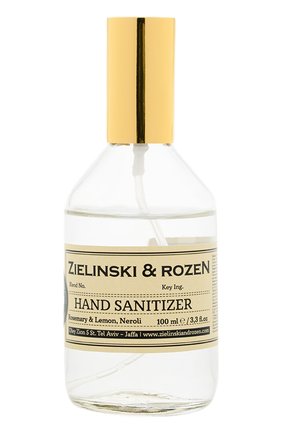 Санитайзер для рук rosemary & lemon, neroli (100ml) ZIELINSKI&ROZEN бесцветного цвета, арт. 4627153153771 | Фото 1