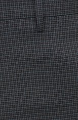 Мужской шерстяной костюм BOSS темно-серого цвета, арт. 50453664 | Фото 6 (Материал внешний: Шерсть; Рукава: Длинные; Костюмы М: Однобортный; Стили: Кэжуэл)