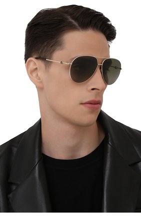 Мужские солнцезащитные очки MONCLER зеленого цвета по цене 28800 руб., арт. ML 0201 32R 60 С/З ОЧКИ | Фото 2 Мужские солнцезащитные очки MONCLER зеленого цвета, арт. ML 0201 32R 60 С/З ОЧКИ | Фото 2