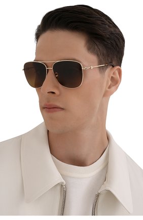 Мужские солнцезащитные очки MONCLER коричневого цвета по цене 28800 руб., арт. ML 0200 32H 59 С/З ОЧКИ | Фото 2 Мужские солнцезащитные очки MONCLER коричневого цвета, арт. ML 0200 32H 59 С/З ОЧКИ | Фото 2