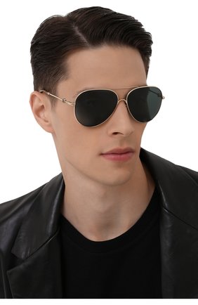 Мужские солнцезащитные очки MONCLER зеленого цвета по цене 25290 руб., арт. ML 0168 32N 60 С/З ОЧКИ | Фото 2 Мужские солнцезащитные очки MONCLER зеленого цвета, арт. ML 0168 32N 60 С/З ОЧКИ | Фото 2