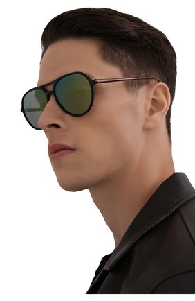 Мужские солнцезащитные очки MONCLER коричневого цвета по цене 20550 руб., арт. ML 0151 05C 60 С/З ОЧКИ | Фото 2 Мужские солнцезащитные очки MONCLER коричневого цвета, арт. ML 0151 05C 60 С/З ОЧКИ | Фото 2