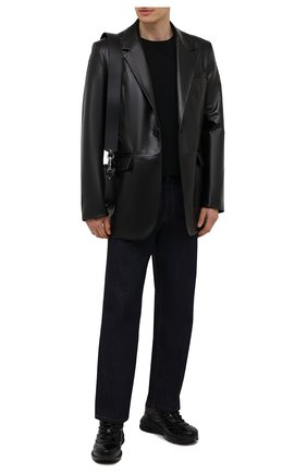Мужские кожаные кроссовки giv 1 GIVENCHY черного цвета по цене 108500 руб., арт. BH004WH0V8 | Фото 2 Мужские кожаные кроссовки giv 1 GIVENCHY черного цвета, арт. BH004WH0V8 | Фото 2 (Материал внутренний: Текстиль, Натуральная кожа; Подошва: Массивная; Материал внешний: Кожа; Материал утеплителя: Без утеплителя; Длина стельки: 30,6, 29,8, 29, 26,4; Стили: Классический)