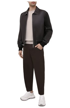 Мужские брюки GIORGIO ARMANI коричневого цвета по цене 86050 руб., арт. 1WGPP0JB/T02P3 | Фото 2 Мужские брюки GIORGIO ARMANI коричневого цвета, арт. 1WGPP0JB/T02P3 | Фото 2 (Длина (брюки, джинсы): Стандартные; Случай: Повседневный; Стили: Кэжуэл; Материал подклада: Синтетический материал; Материал внешний: Синтетический материал)