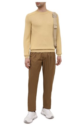 Мужские брюки GIORGIO ARMANI бежевого цвета по цене 106000 руб., арт. 1WGPP0JA/T02P3 | Фото 2 Мужские брюки GIORGIO ARMANI бежевого цвета, арт. 1WGPP0JA/T02P3 | Фото 2